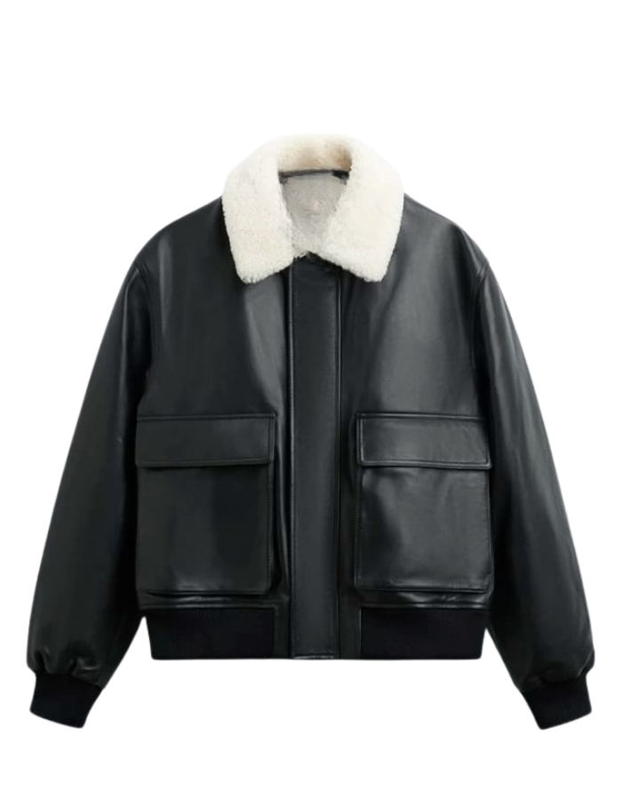 Shearling Bomber Jacket